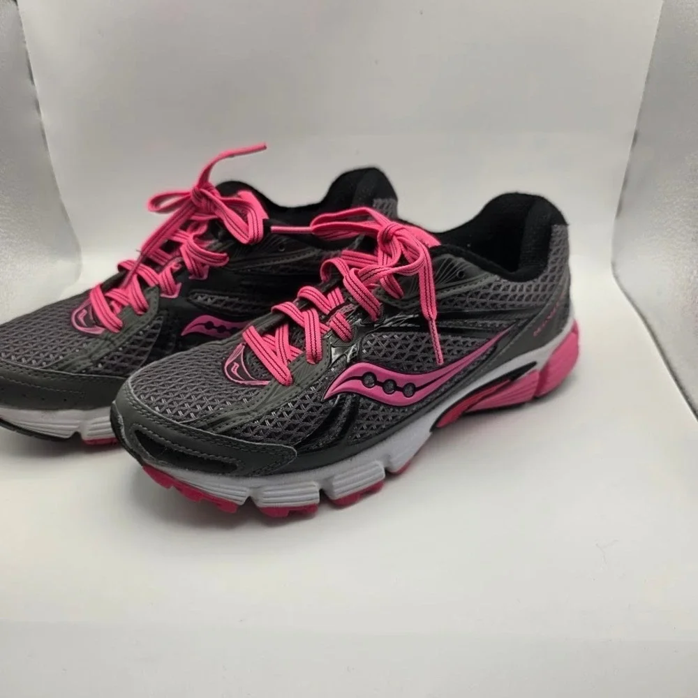 Saucony Ignition 5 Women's Running Shoes Pink Black‎ Gray Athletic Sneakers